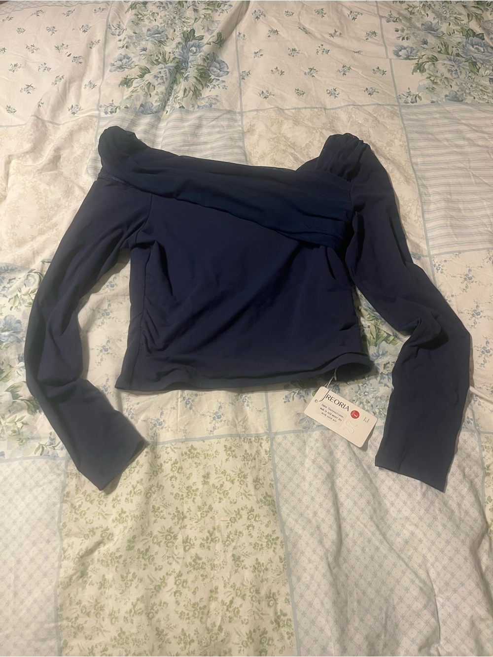 REORIA NWT blue top